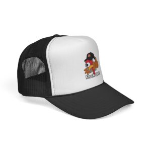 Angry Rooster Cartoon "Flock Off!" Trucker Cap | Mesh Back Hat