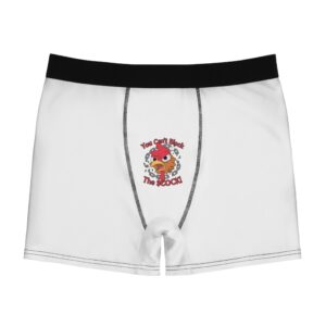 Novelty Men's Boxer Briefs with 'You Can't Block!" Funny Rooster Graphic